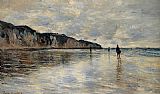 Claude Monet Low Tide at Pourville painting